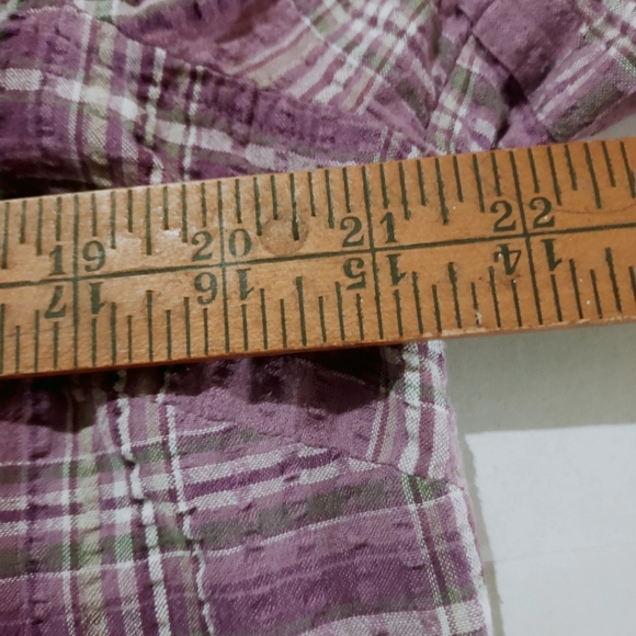 Erika Womens Button Up Blouse Large - Picture 7 of 8